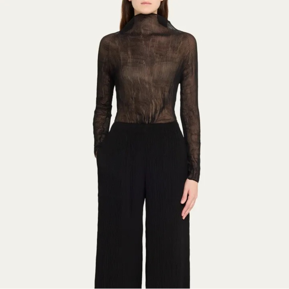 Issey Miyake Chiffon Twist Top